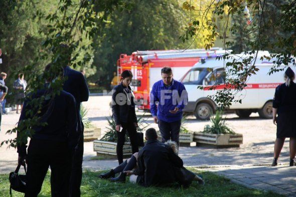 Теракт в городе Керчи Республики Крым, взрыв произошел прямо в столовой колледжа