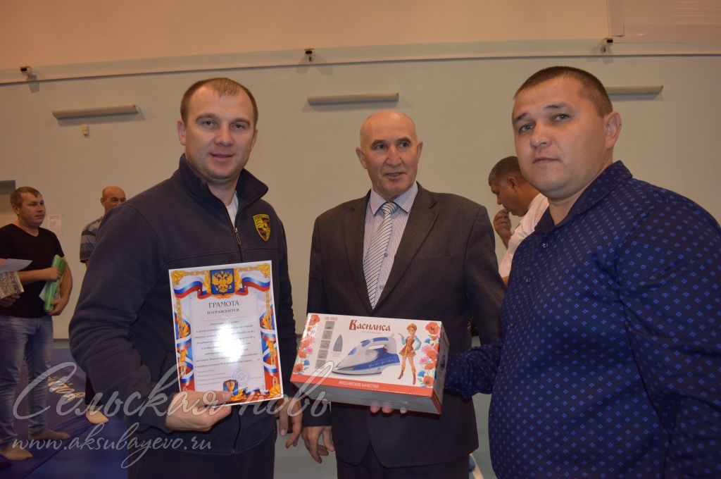 Аксубаевские борцы соревновались в честь Дня работников АПК