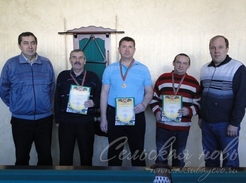 В Аксубаеве прошел районный турнир по бильярду среди любителей