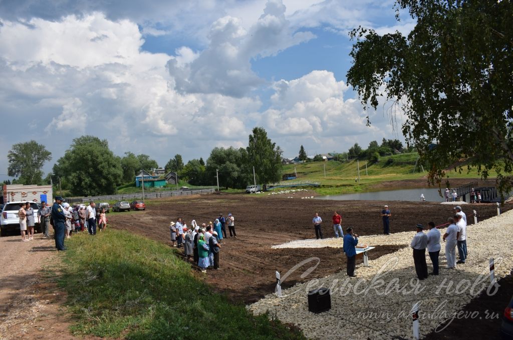 В Аксубаевском районе открыли плотину после капитального ремонта