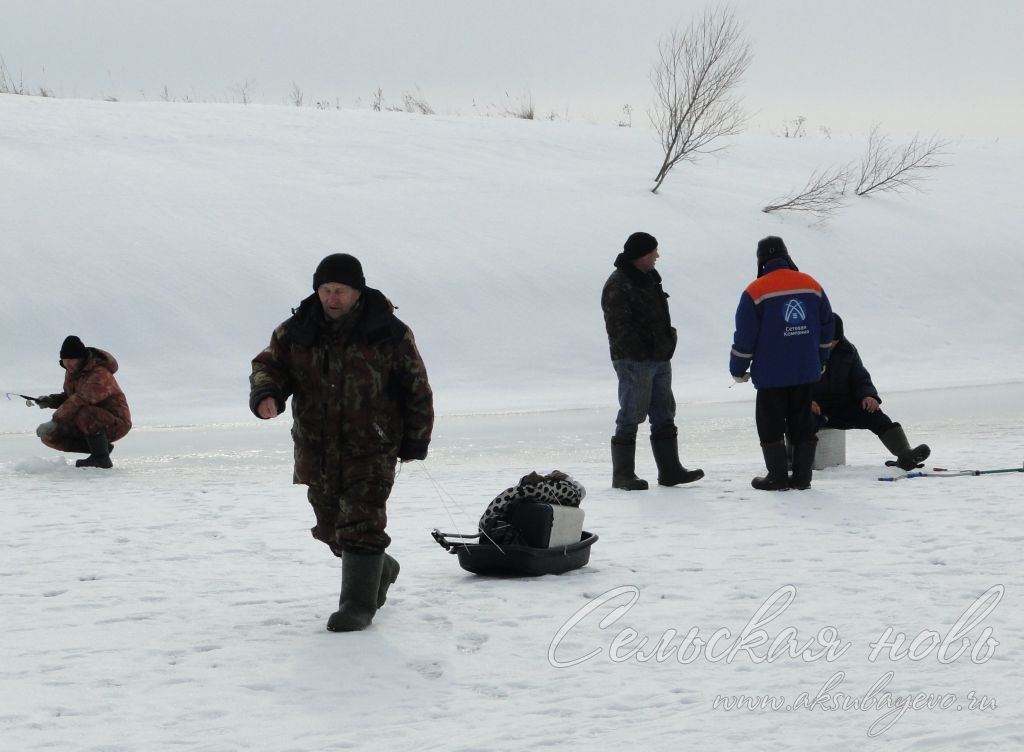 Аксубаевские рыбаки ловили призы на мормышку