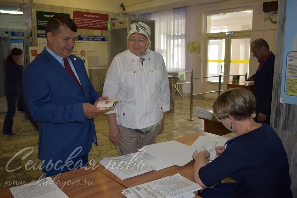 Глава Аксубаевского района Камиль Гилманов принял участие в Праймериз от «Единой России»