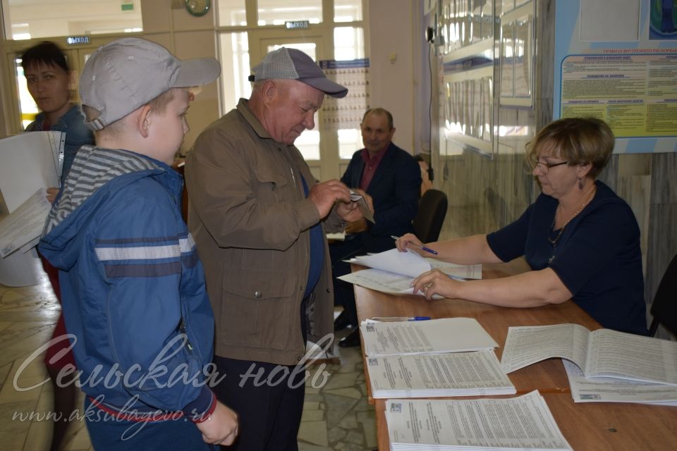 В предварительном голосовании от «Единой России» к полудню проголосовало 50 процентов избирателей Аксубаевского района