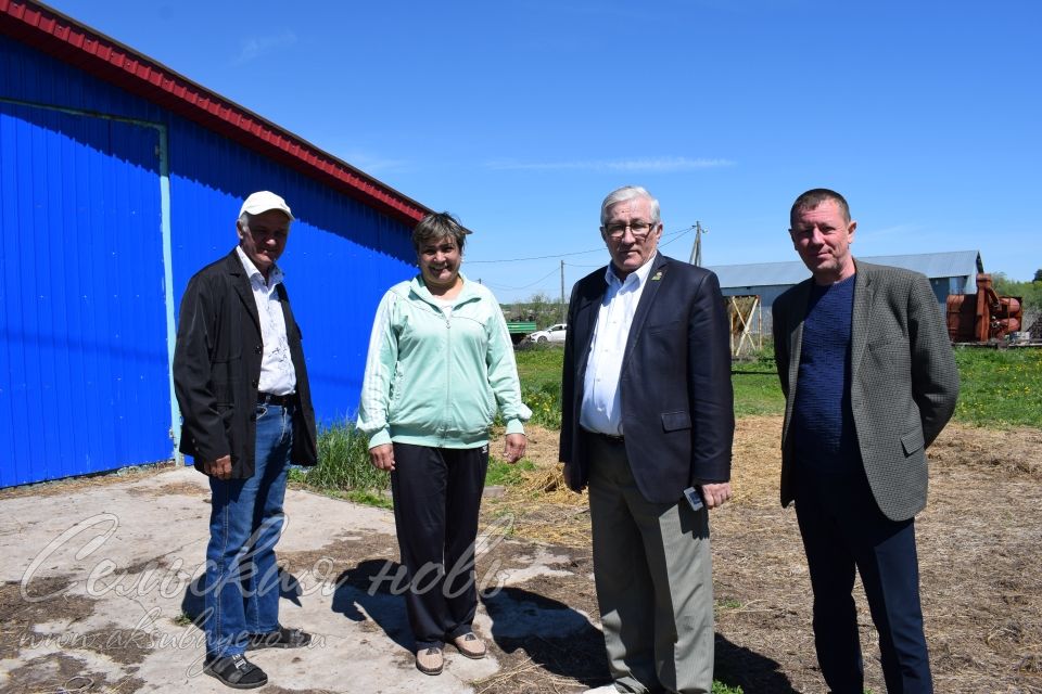 Аксубаевский район посетил руководитель ассоциации фермеров РТ