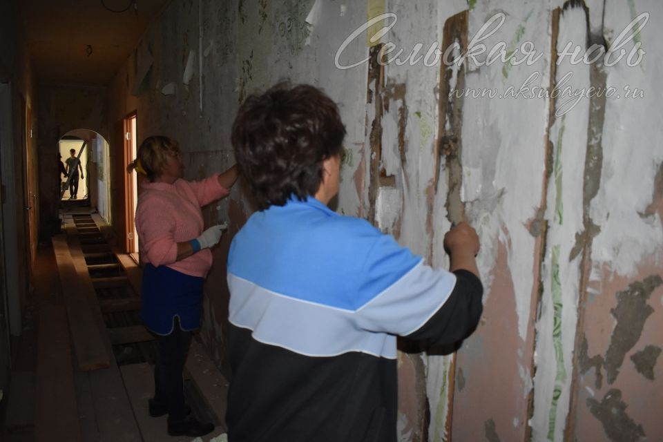 В детском саду "Радуга" в Аксубаеве сменили окна и заливают теплые полы