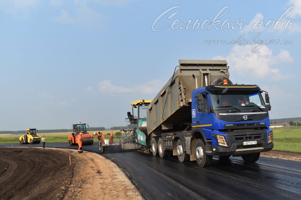 До Нижних Савруш в Аксубаевском районе построили асфальтовую дорогу