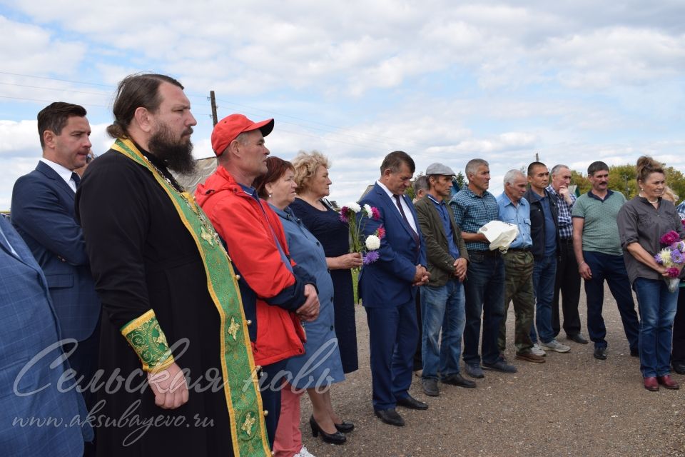 В Единый день голосования в Аксубаевском районе открыли обелиск в честь 75-годовщины Великой Победы
