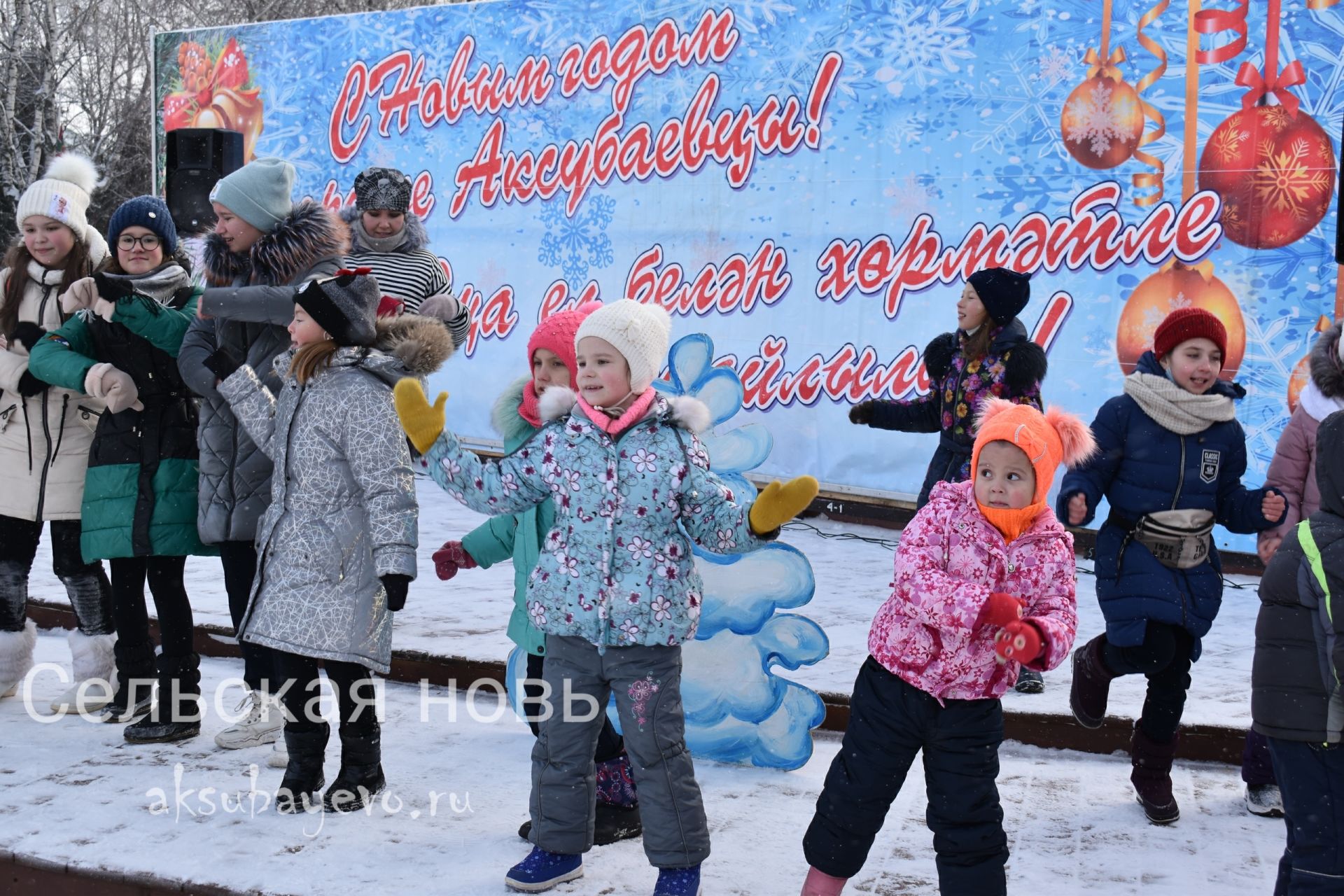 В Аксубаеве отпраздновали День Конституции и зажгли новогоднюю елку!&nbsp;