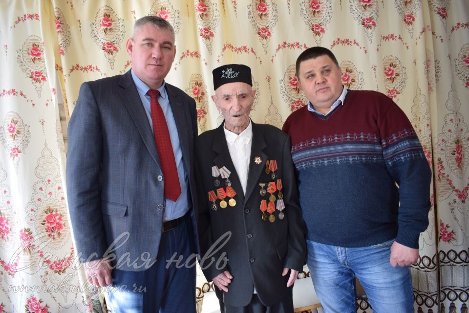 Аксубаевскому ветерану вручили юбилейные медали