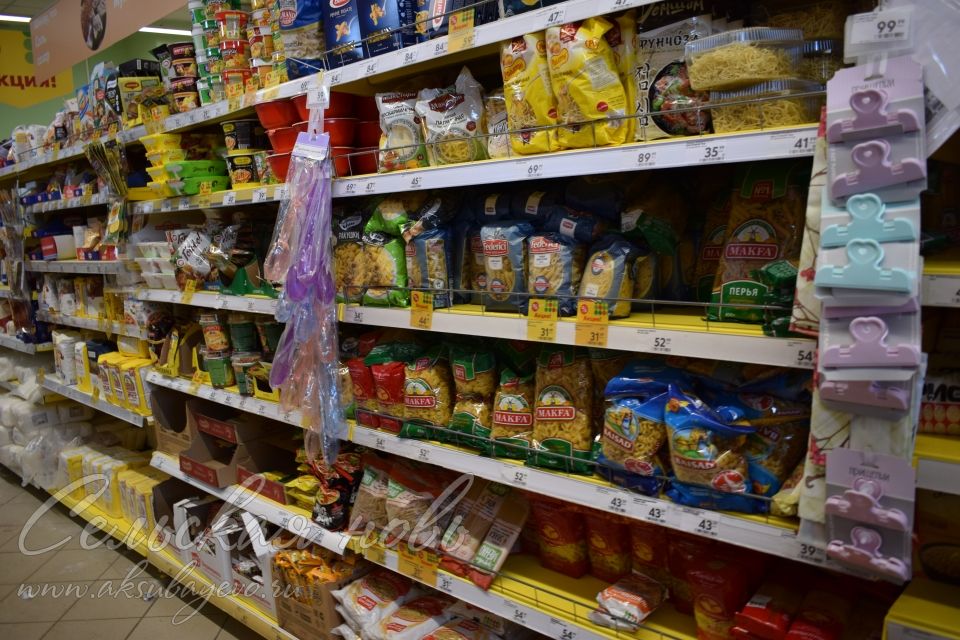 "Сельская новь" проверила: в аксубаевских магазинах дефицита продуктов нет