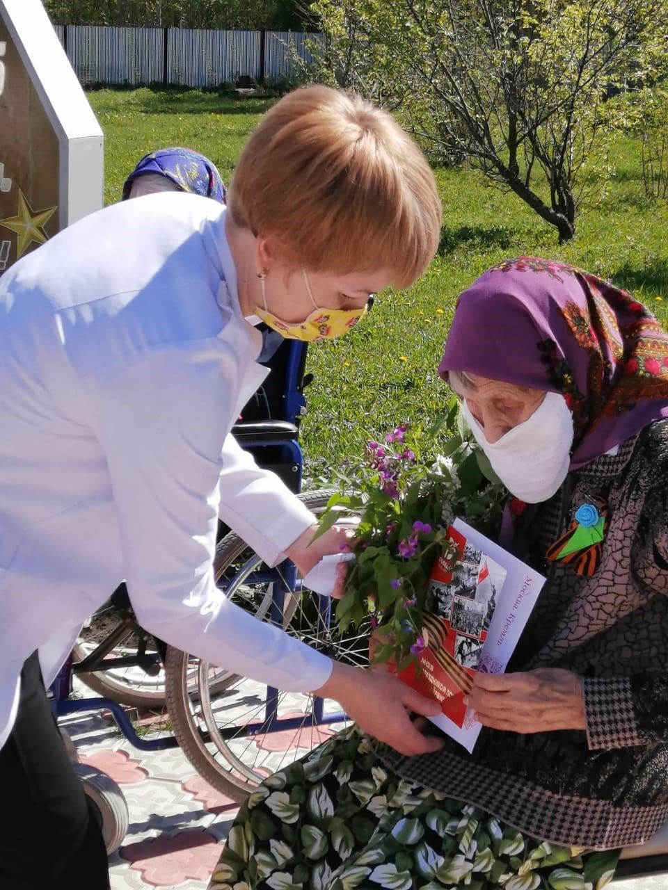 Жители Федоровского дома-интерната Аксубаевского района почтили память героев войны