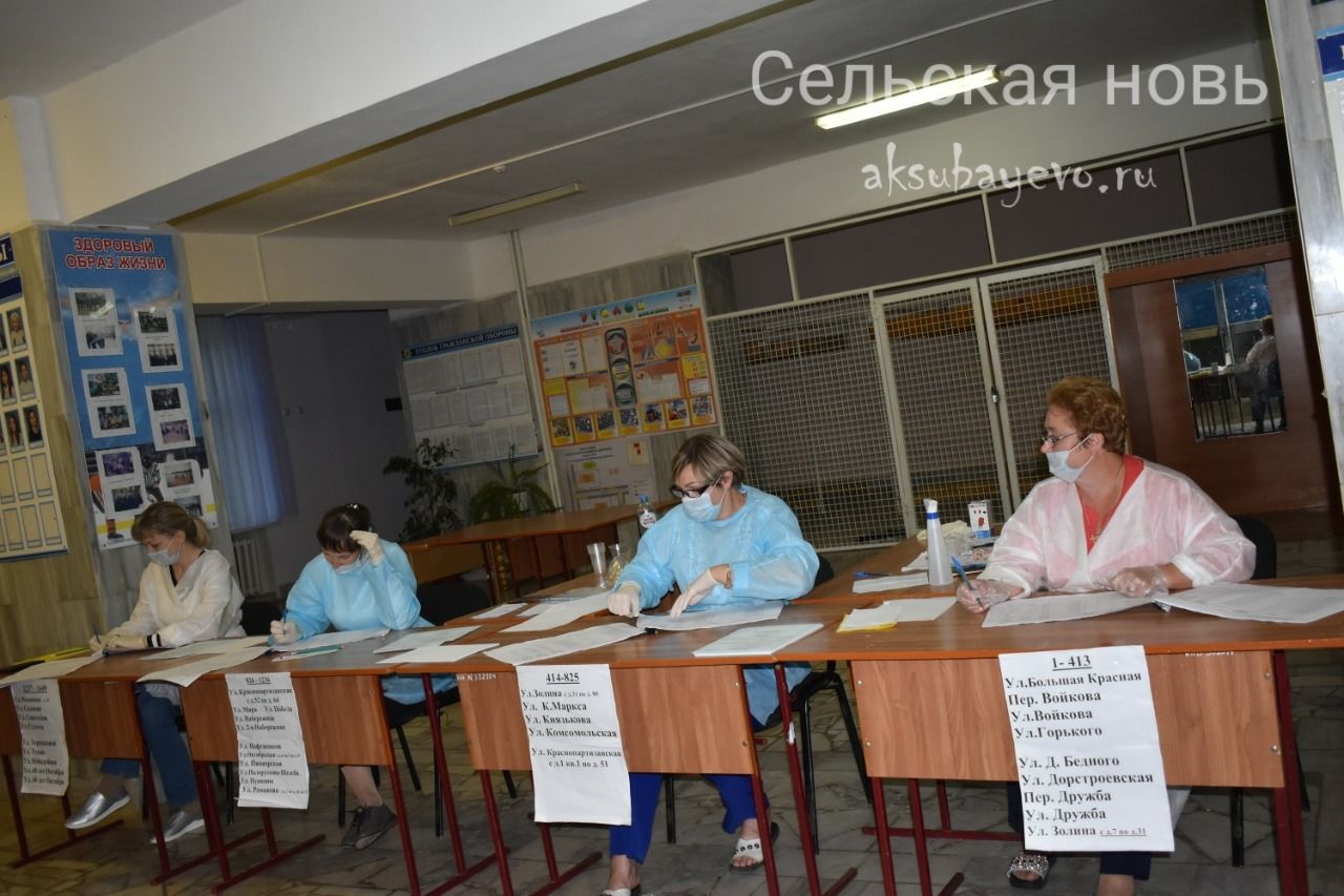 В голосовании по поправкам к Конституции проголосовало более 93% избирателей Аксубаевского района