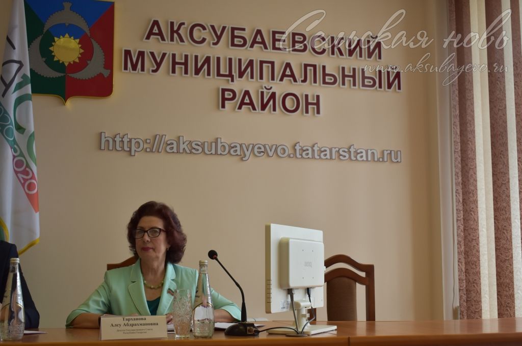В Аксубаеве прошло заседание совета района