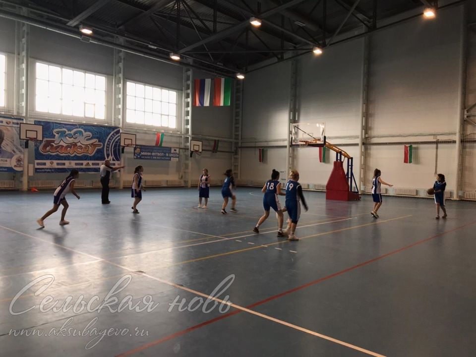 Женская сборная Аксубаевского техникума стала первой на соревнованиях по баскетболу