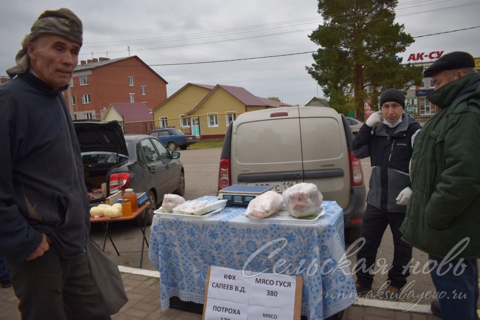 Сельхозярмарка в Аксубаеве собрала весь район