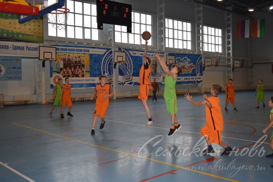 Команда Аксубаевской школы № 3 представит район на первенстве республики по баскетболу
