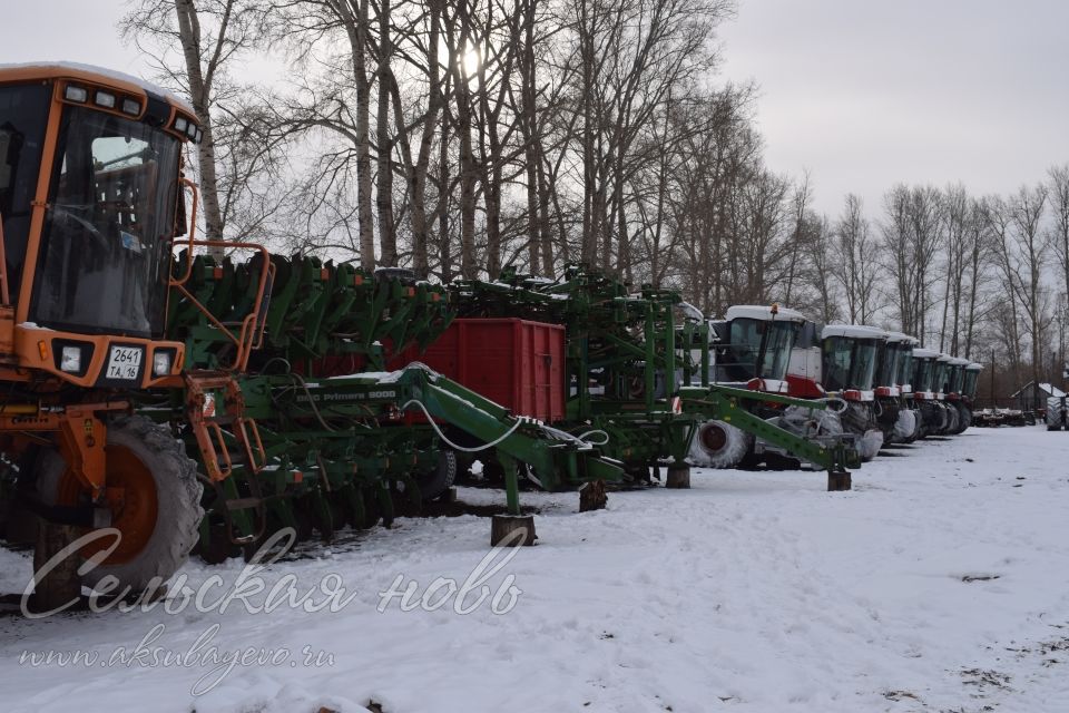 В Аксубаевском районе проверяли постановку сельхозтехники  на хранение