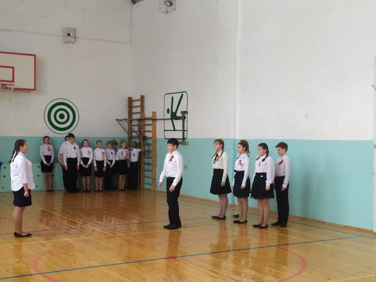 Аксубаевские школьники шагают в ногу