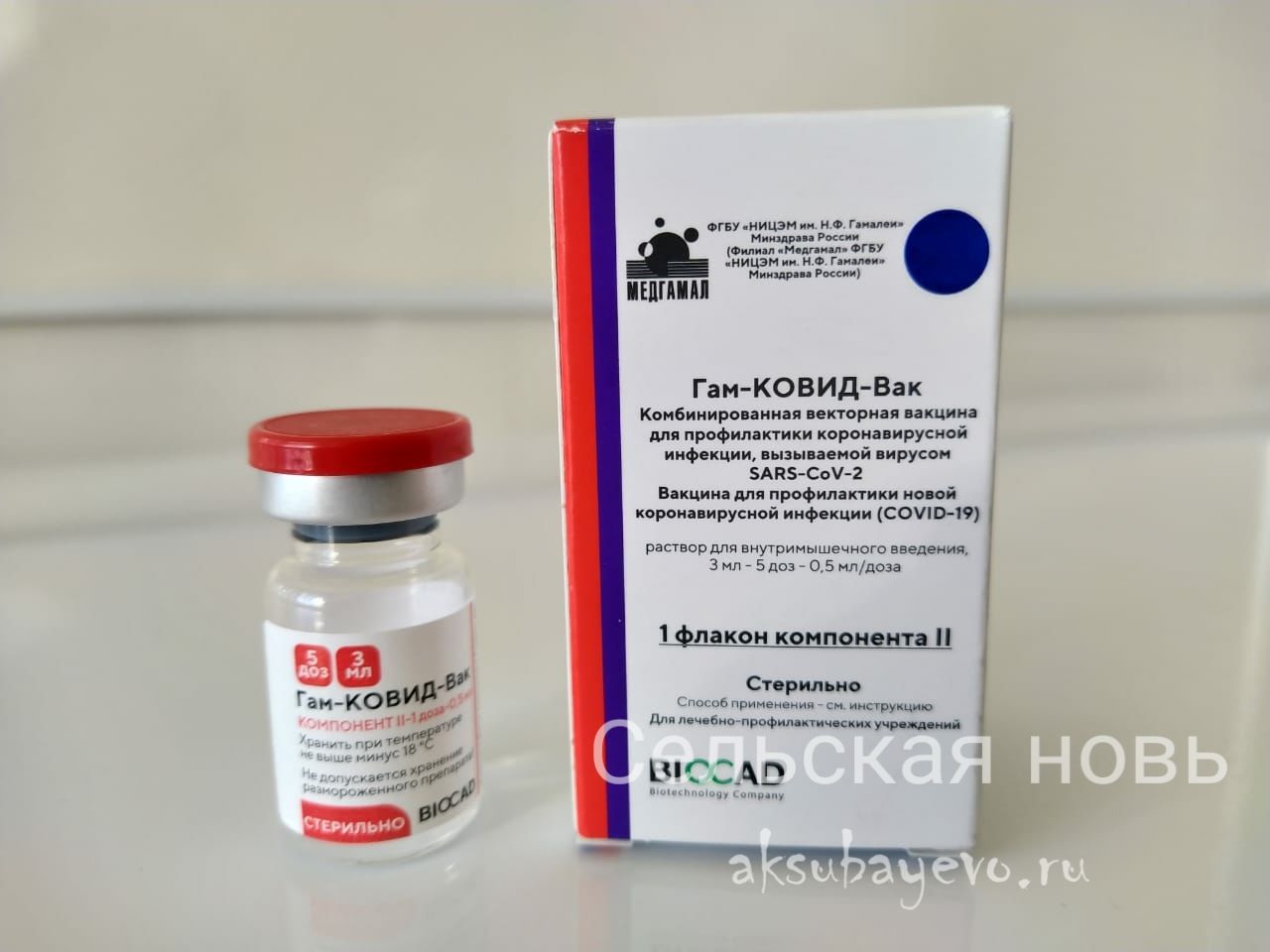 Сотрудники Аксубаевской редакции сделали второй компонент вакцины «Спутник V»