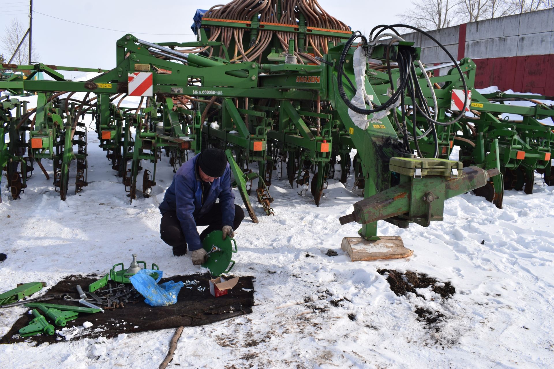 Аксубаевские аграрии готовят технику к весне