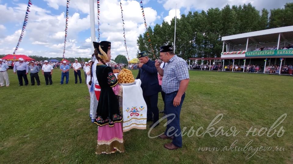 Жителей Аксубаева на Сабантуе порадовали тематические площадки