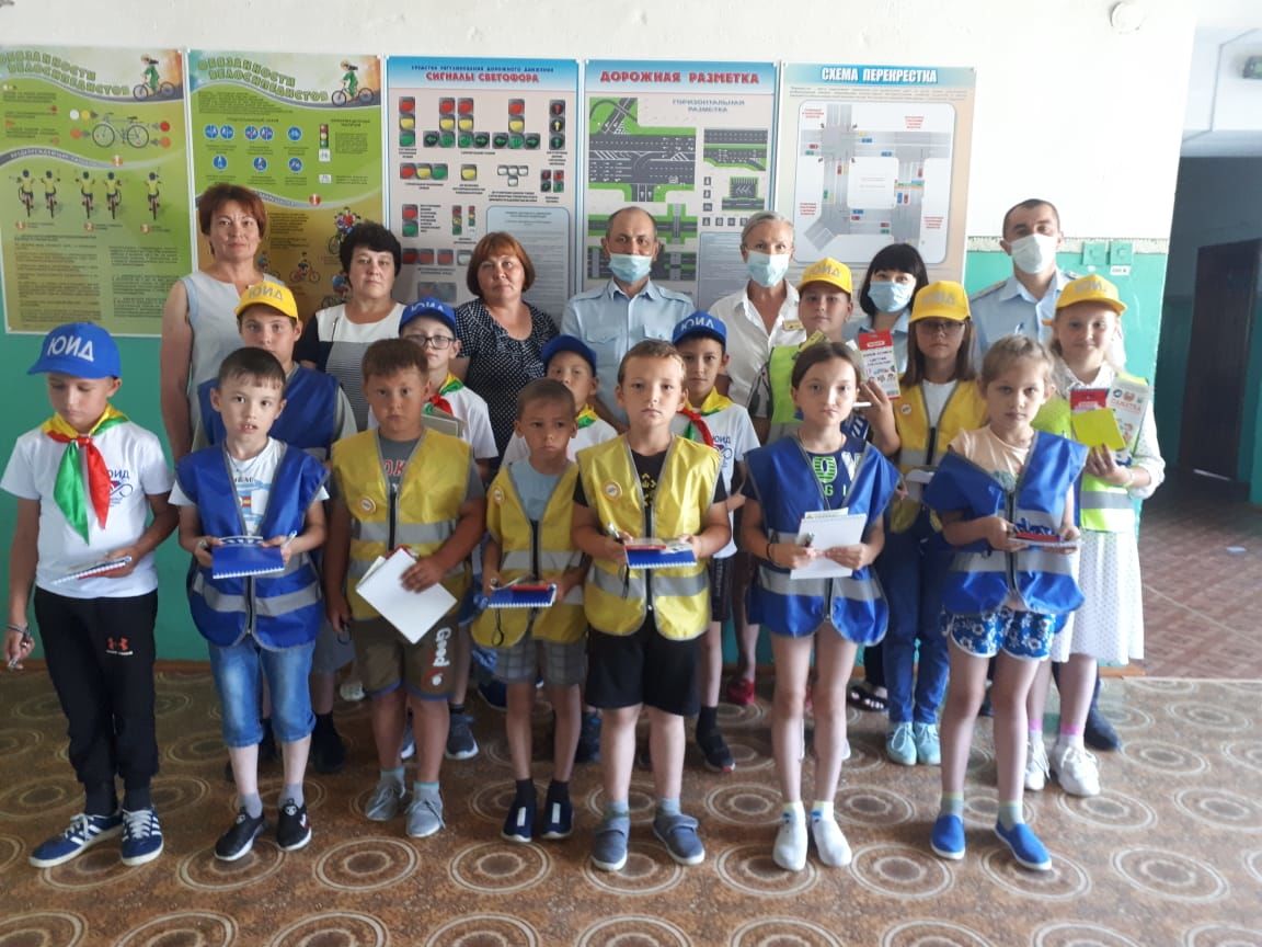 В пришкольных лагерях Аксубаевского района проходят мероприятия по профилактике детского дорожно-транспортного травматизма
