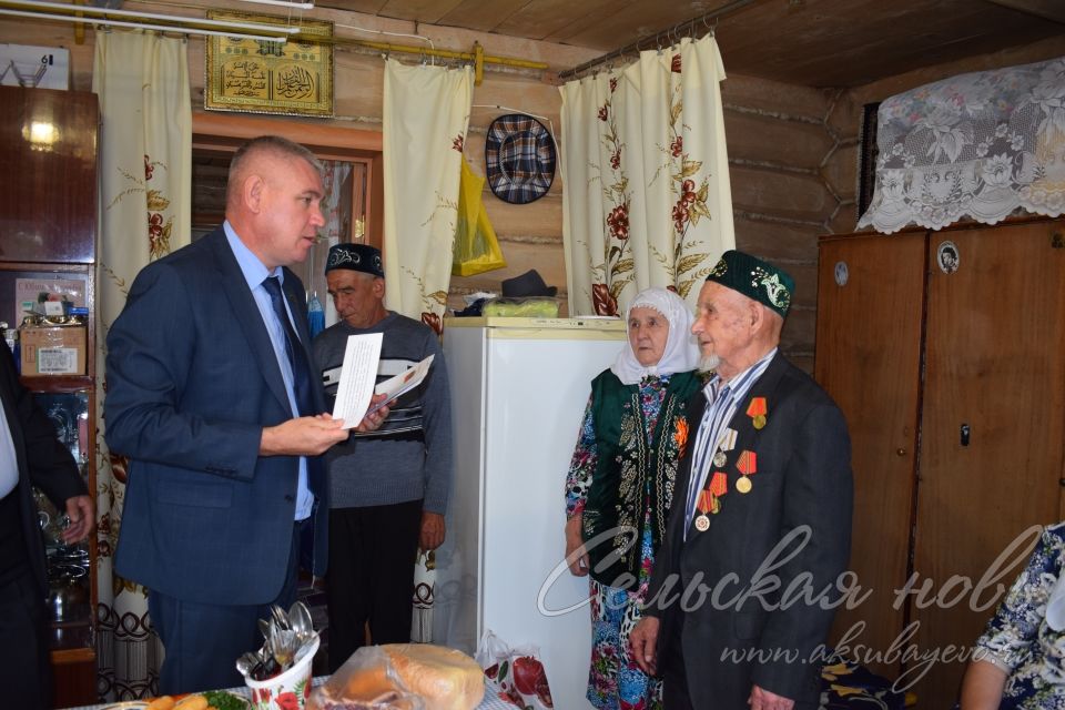 Иске Ибрай авылыннан Госман Габбас улы Вәлиев үз гомерендә әһәмиятле булган туган көнен билгеләп үтте