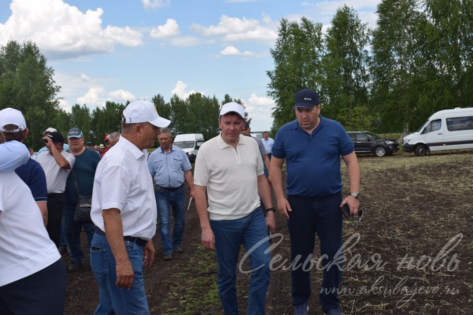 На аксубаевском поле инвесторы со всей республики решали судьбу урожая