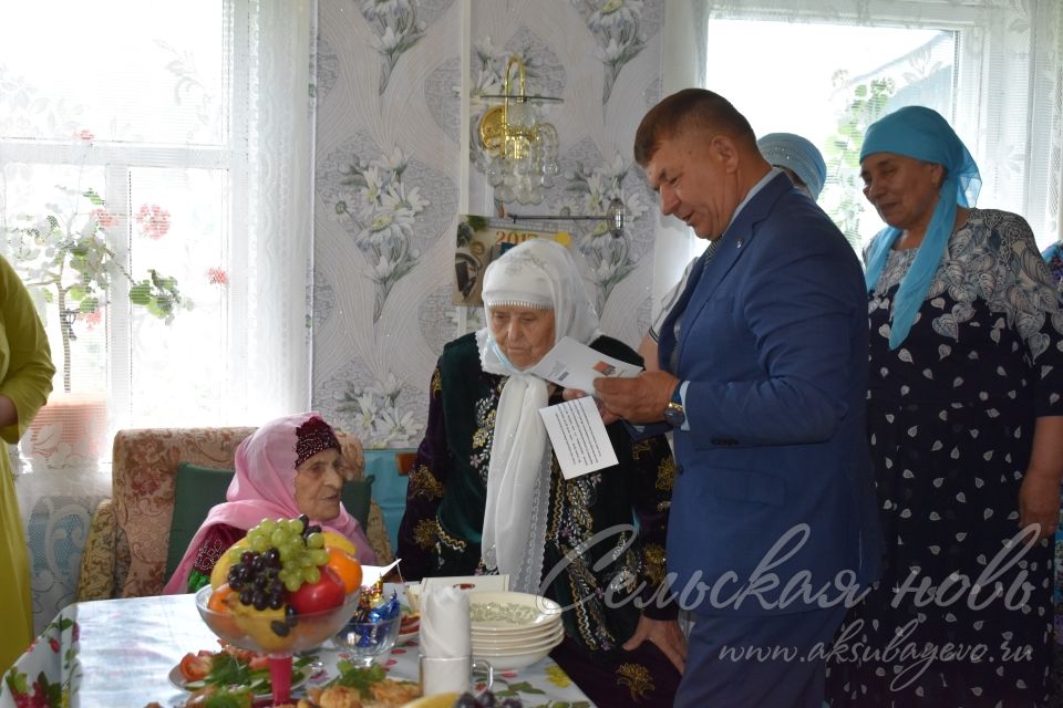 100-летний юбилей отметила Ркия Хамидуллина