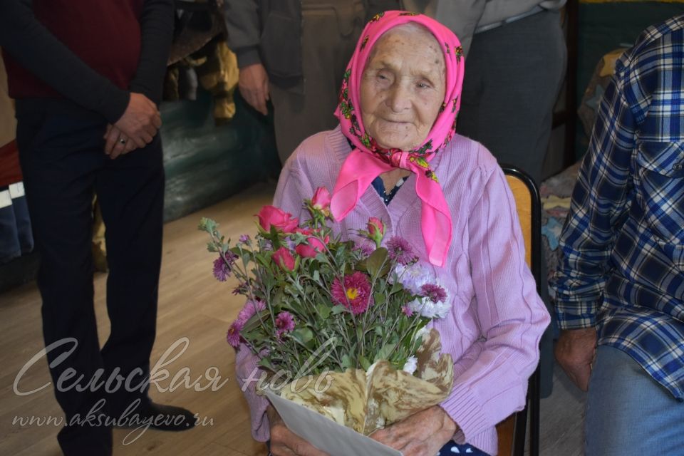 Аксубаевского ветерана поздравляла вся деревня