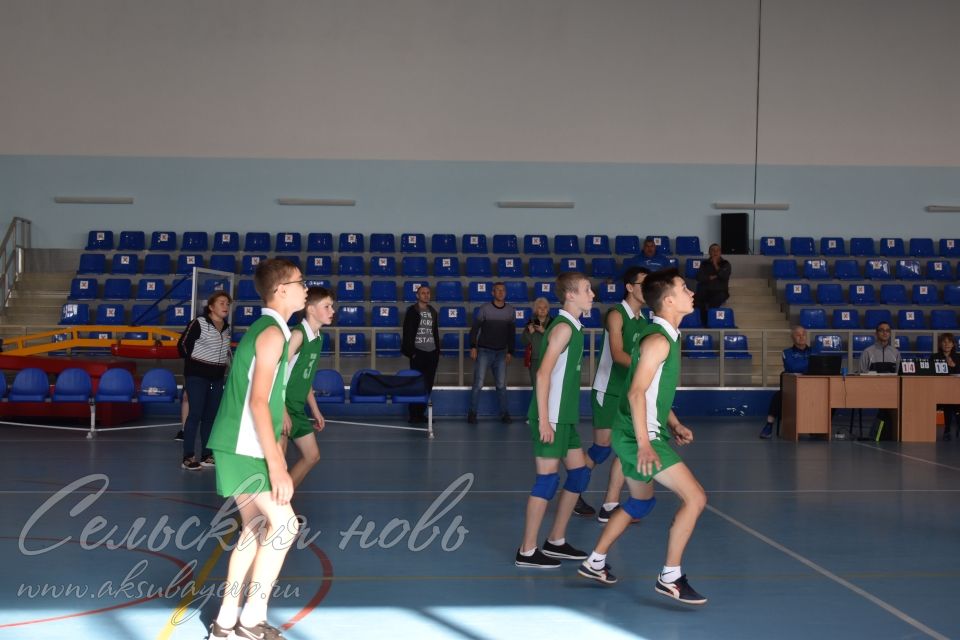 В Аксубаеве состязались самые сильные волейболисты Татарстана