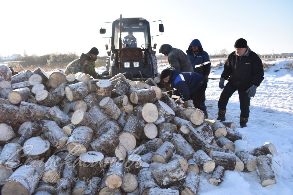 Аксубаево обеспечит мобилизованных дровами