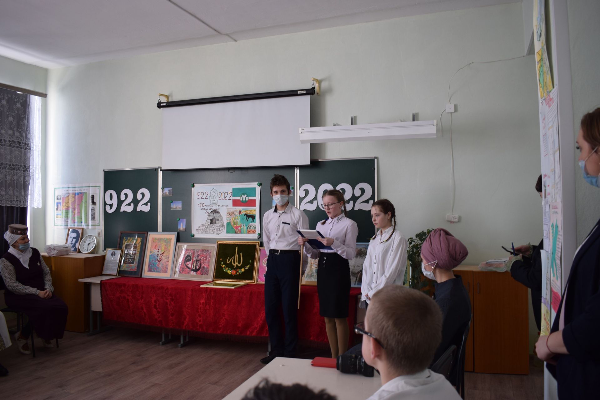 Аксубаевские школьники узнали о технике эбру