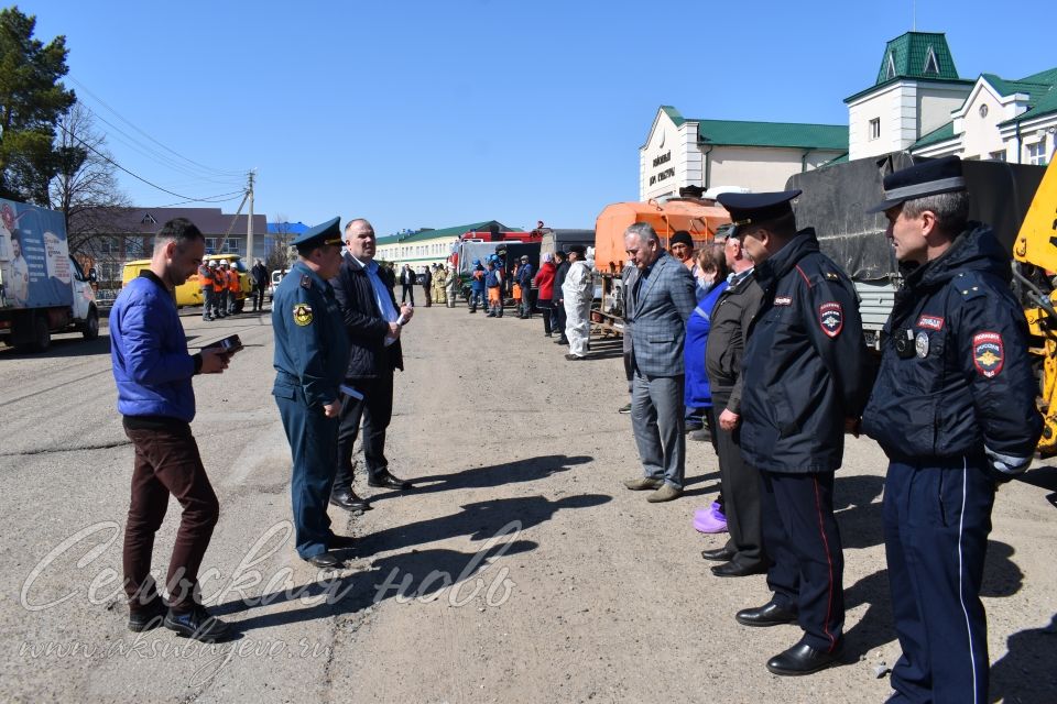 В Аксубаевском районе прошли командно-штабные учения