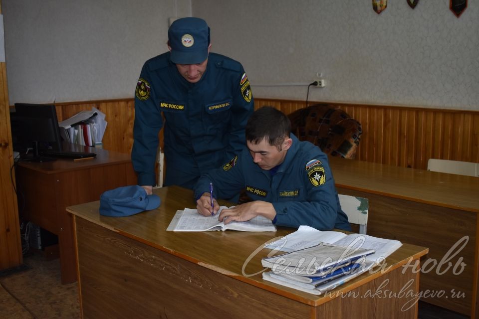 Аксубаевские огнеборцы являются надежным тылом для  населения района