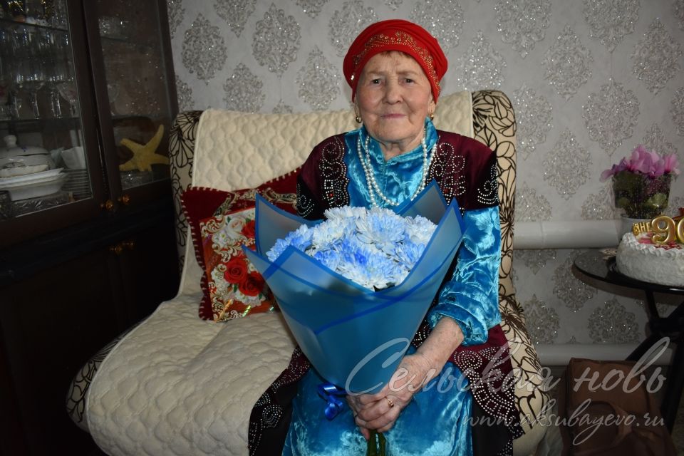 Ветеран труда из Аксубаевского района в здравии встретила свой 90-летний юбилей
