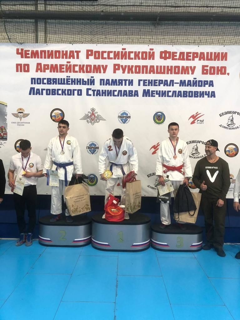 Аксубайлы кул сугышы буенча Россия чемпионаты призеры булды