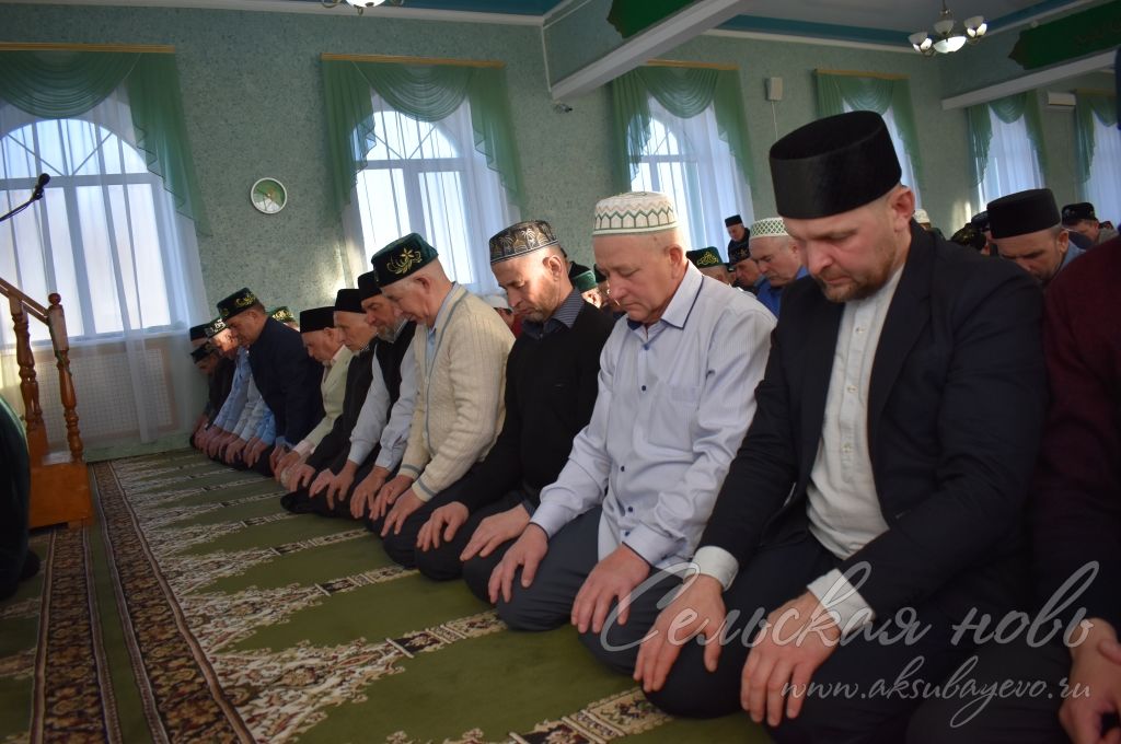 В мечетях Аксубаевского района встретили праздник Ураза-байрам общей молитвой
