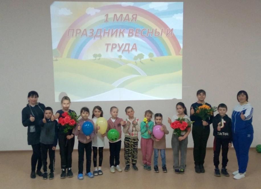 Мюдовские школьники отметили Первомай конкурсной игрой