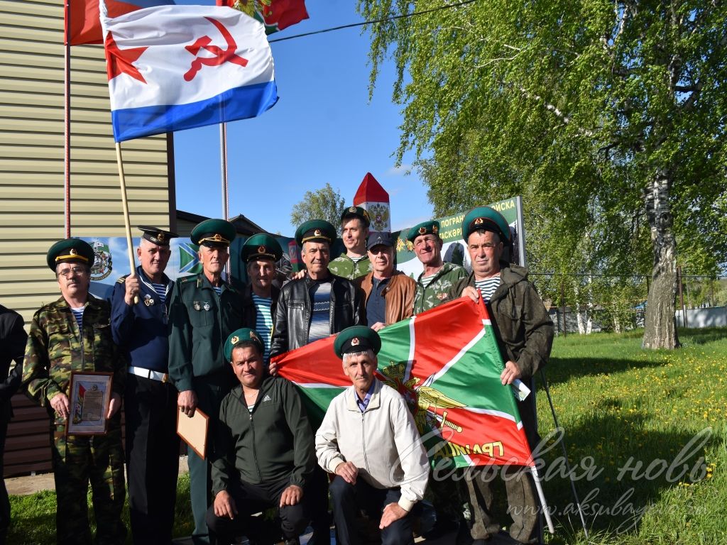 В селе Щербень Аксубаевского района открыли обелиск погранвойскам