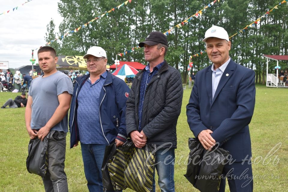 На главном майдане Аксубаевского района собрались сильнейшие борцы