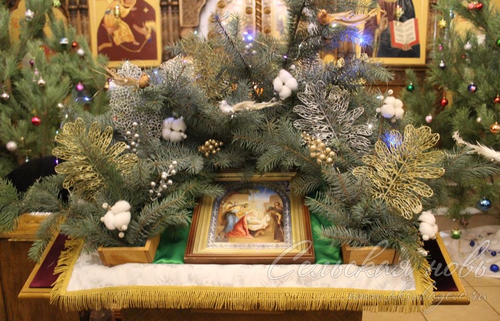 Рождество Христово православные аксубаевцы встретили в Храме пр. Феодосия Тотемского