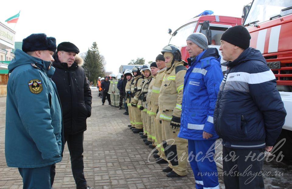 В Аксубаевском районе «горел лес»: учения прошли успешно