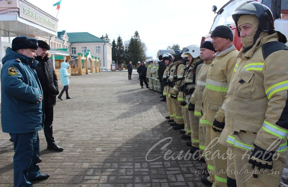 В Аксубаевском районе «горел лес»: учения прошли успешно