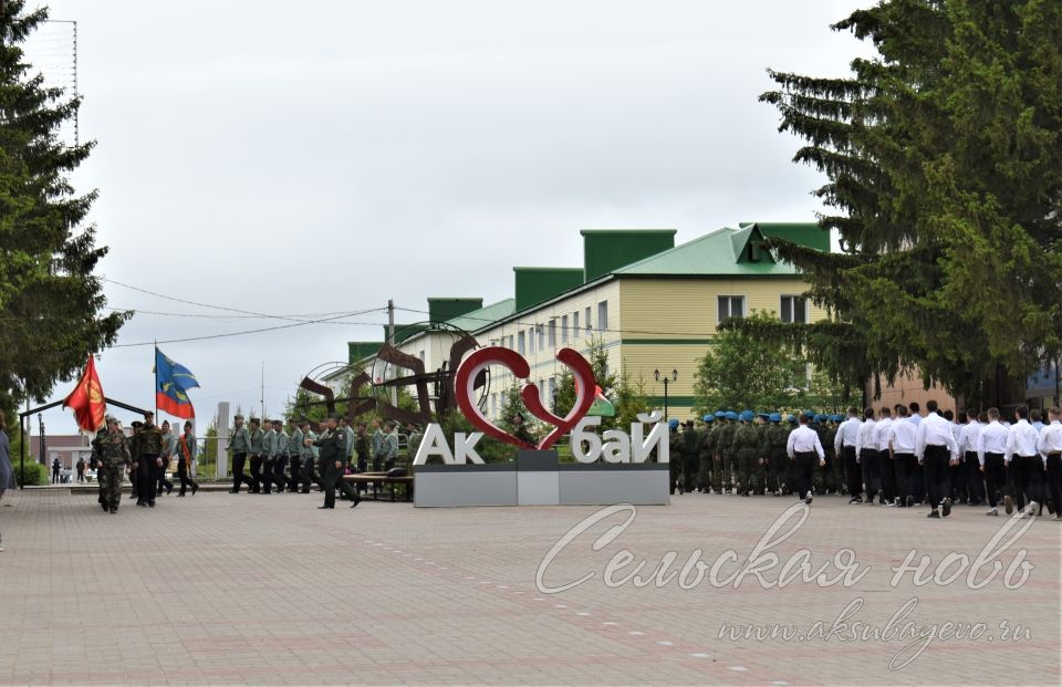 В Аксубаеве прошла генеральная репетиция парада Победы