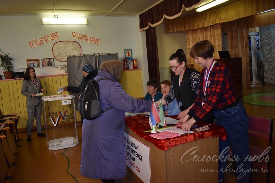 В Старой Киремети проголосовало 70 процентов избирателей