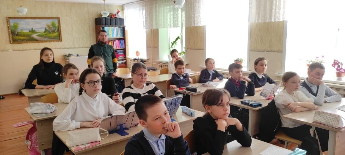Аксубаевское лесничество принимает участие в экологическом воспитании школьников
