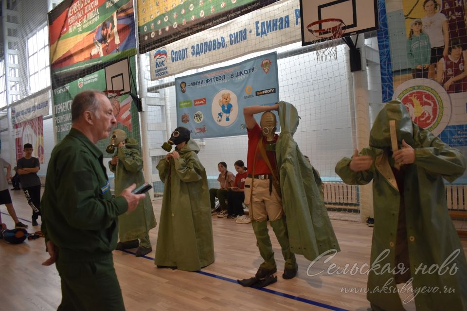 В Аксубаеве в «Зарницу» играли будущие воины