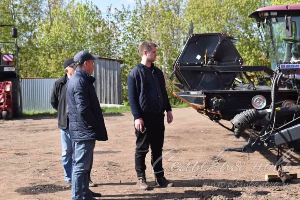 Аксубай районында терлек азыгы әзерләү сезонына әзерлекне тикшерделәр