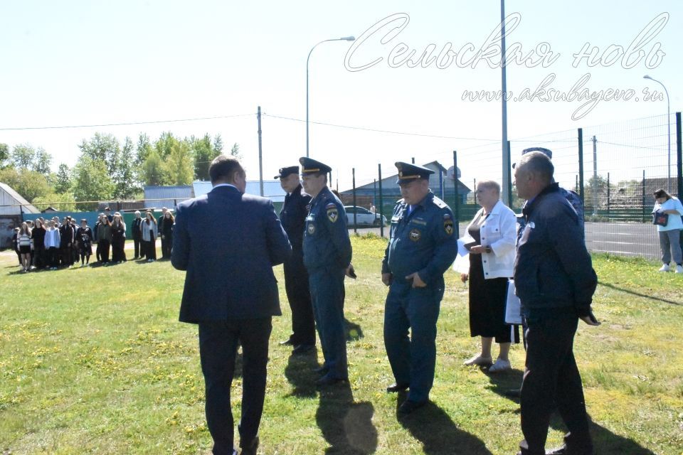 Аксубай мәктәбендә террорчылыкка каршы күренеш эшләнде